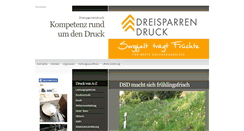 Desktop Screenshot of dreisparrendruck.de